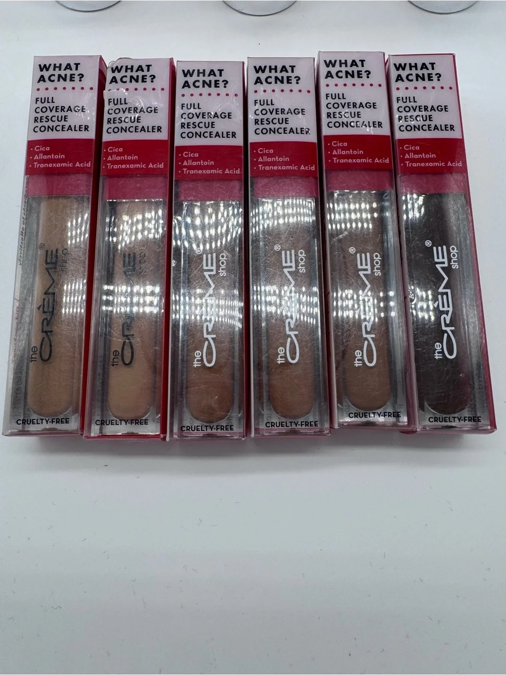 The Crème Shop CC Crème Foundation & What Acne? Concealer Bundle 9 Piece